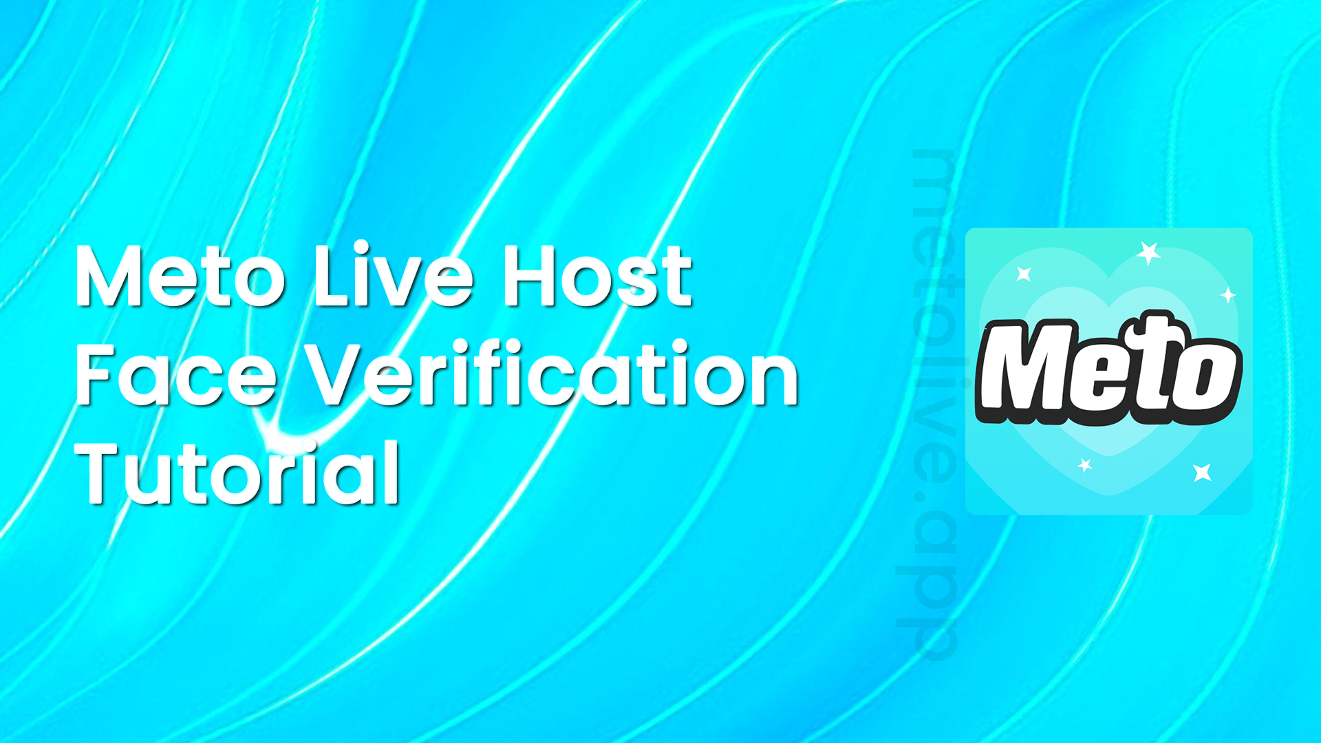 Meto Live Host Face Verification Tutorial - Thumbnail